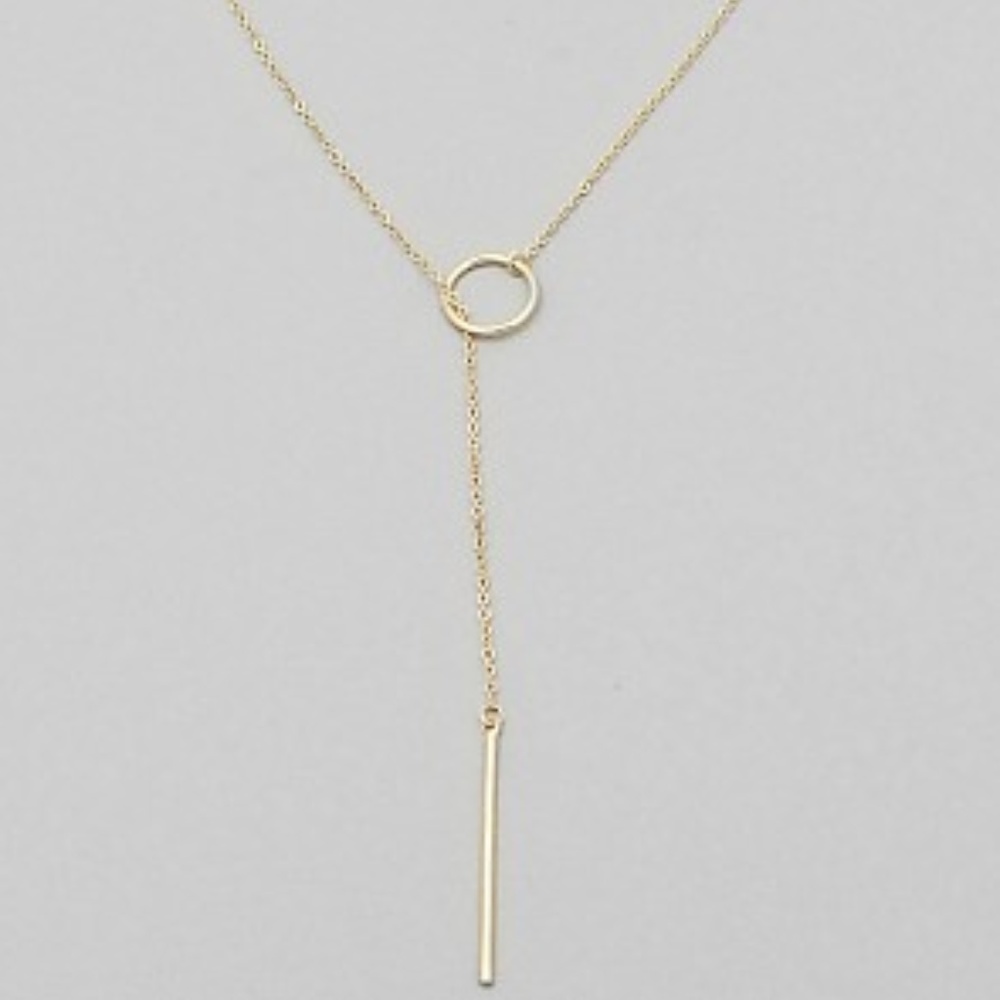 Bar Scarf Pendant Necklace - Picture 6 of 7